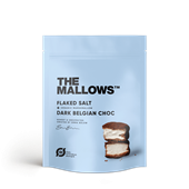 The Mallows Flaked Salt - Skumfiduser med mørk chokolade & Salt 90 g Økologisk/Glutenfri NEDSAT PGA HOLDBARHED